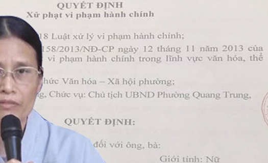 Bác đơn khởi kiện của bà Phạm Thị Yến liên quan tới việc cúng bái tại chùa Ba Vàng